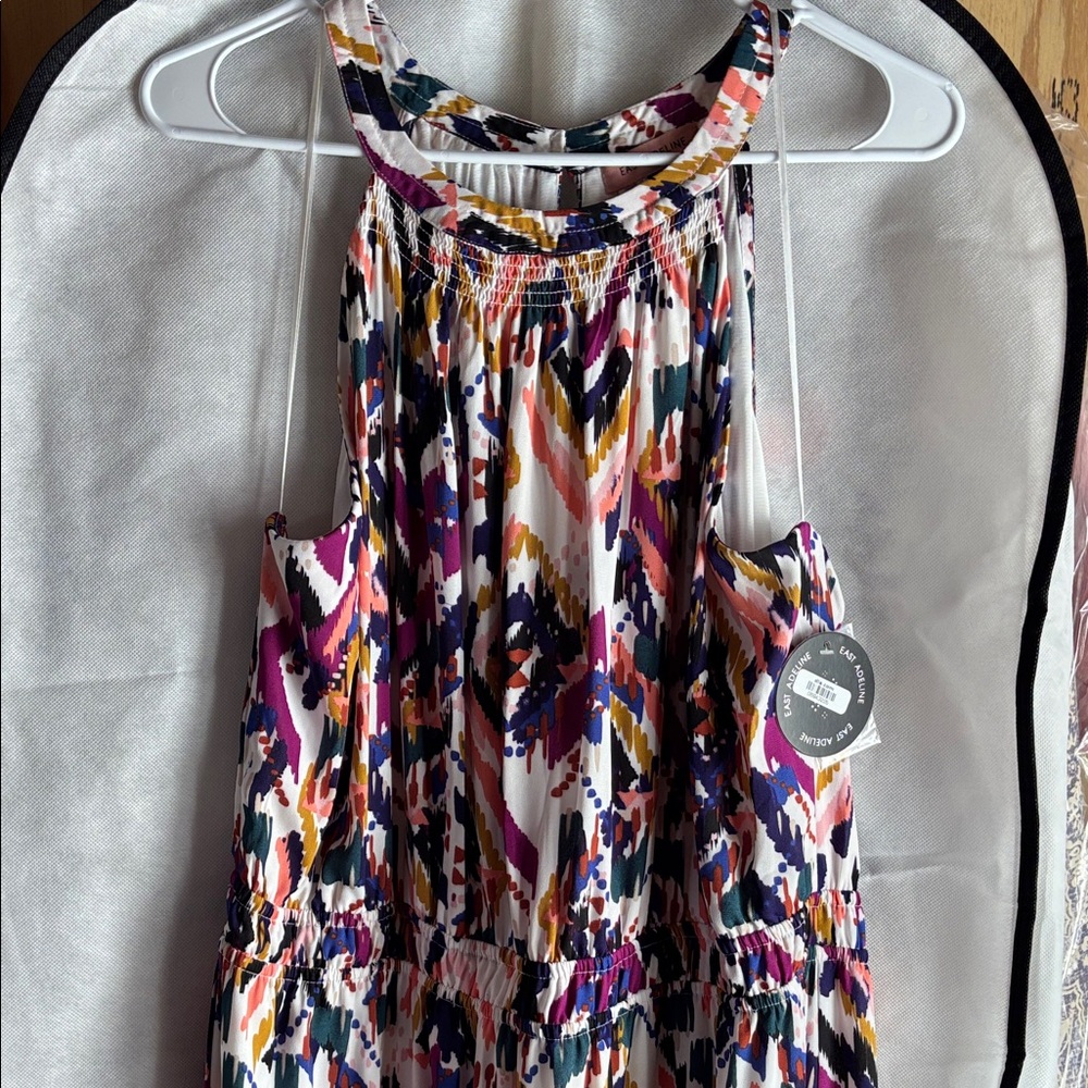 Vibrant Multicolor Maxi Dress